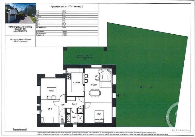 Afficher la photo en grand Appartement F4 à vendre - 4 pièces - 81.9 m2 - CAUTERETS - 65 - MIDI-PYRENEES - Century 21 L'Immobilière Des Gaves