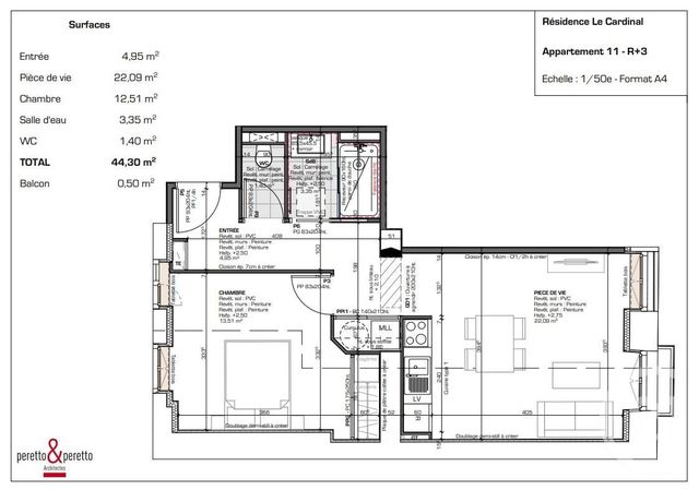 appartement à vendre - 2 pièces - 44.3 m2 - CAUTERETS - 65 - MIDI-PYRENEES - Century 21 L'Immobilière Des Gaves