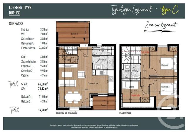 Appartement F4 à vendre - 4 pièces - 66.8 m2 - CAUTERETS - 65 - MIDI-PYRENEES - Century 21 L'Immobilière Des Gaves