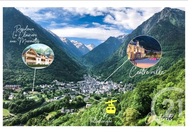 Appartement F4 à vendre - 4 pièces - 66.8 m2 - CAUTERETS - 65 - MIDI-PYRENEES - Century 21 L'Immobilière Des Gaves