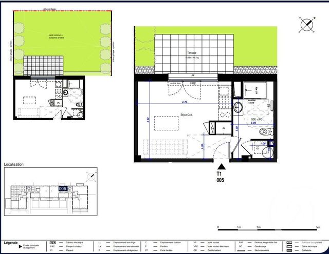 Appartement F1 à vendre - 1 pièce - 25.59 m2 - CAUTERETS - 65 - MIDI-PYRENEES - Century 21 L'Immobilière Des Gaves