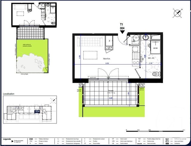 Appartement F1 à vendre - 1 pièce - 25.59 m2 - CAUTERETS - 65 - MIDI-PYRENEES - Century 21 L'Immobilière Des Gaves