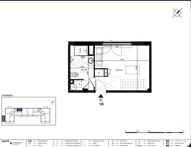 Appartement F1 à vendre - 1 pièce - 25.59 m2 - CAUTERETS - 65 - MIDI-PYRENEES - Century 21 L'Immobilière Des Gaves
