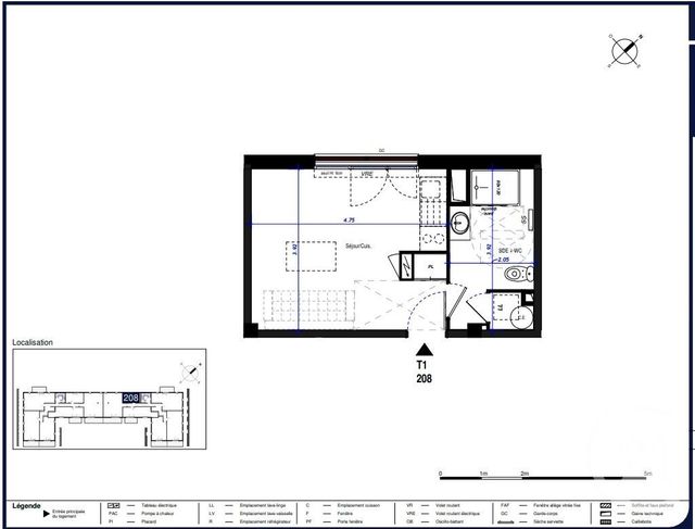 Appartement F1 à vendre - 1 pièce - 25.59 m2 - CAUTERETS - 65 - MIDI-PYRENEES - Century 21 L'Immobilière Des Gaves