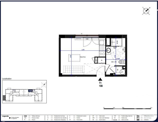Appartement F1 à vendre - 1 pièce - 25.59 m2 - CAUTERETS - 65 - MIDI-PYRENEES - Century 21 L'Immobilière Des Gaves