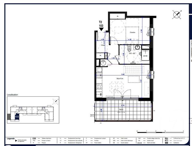 Appartement F2 à vendre - 2 pièces - 47.01 m2 - CAUTERETS - 65 - MIDI-PYRENEES - Century 21 L'Immobilière Des Gaves