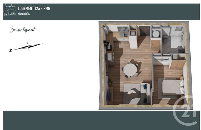 Appartement F2 à vendre - 2 pièces - 46.89 m2 - CAUTERETS - 65 - MIDI-PYRENEES - Century 21 L'Immobilière Des Gaves