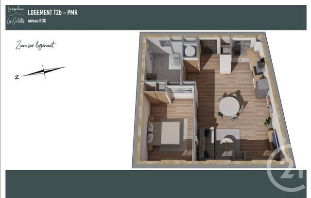 Appartement F2 à vendre - 2 pièces - 48.42 m2 - CAUTERETS - 65 - MIDI-PYRENEES - Century 21 L'Immobilière Des Gaves