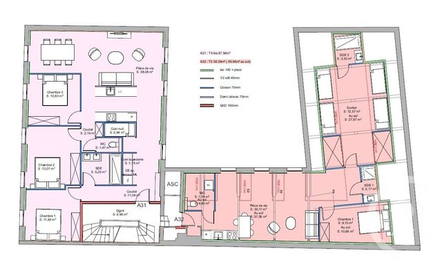 Appartement à vendre - 2 pièces - 58.39 m2 - CAUTERETS - 65 - MIDI-PYRENEES - Century 21 L'Immobilière Des Gaves