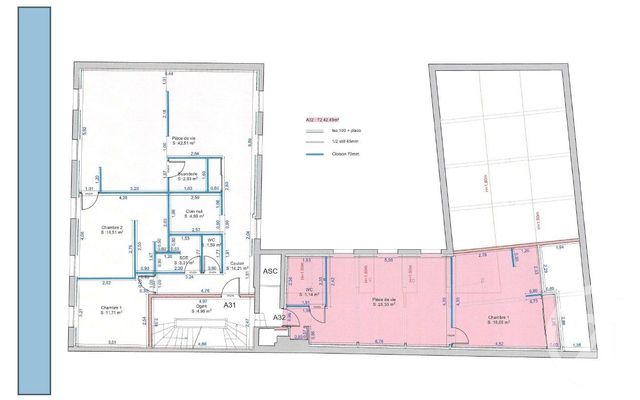 Appartement à vendre - 2 pièces - 42.49 m2 - CAUTERETS - 65 - MIDI-PYRENEES - Century 21 L'Immobilière Des Gaves