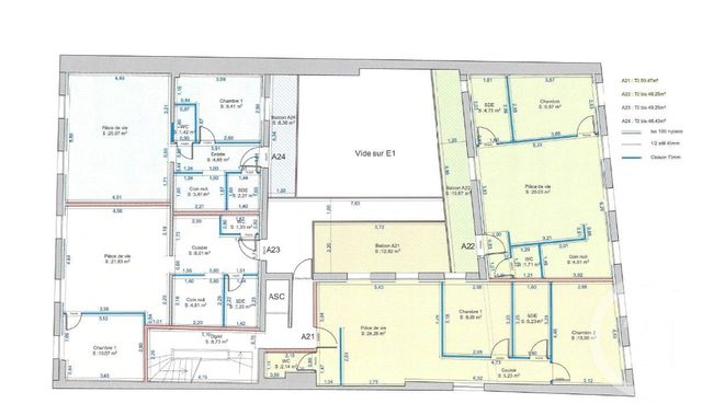 Appartement à vendre - 3 pièces - 59.47 m2 - CAUTERETS - 65 - MIDI-PYRENEES - Century 21 L'Immobilière Des Gaves